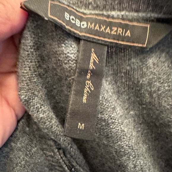 Wool Gray Zip-Up Sweater Dress - Picture 5 of 7